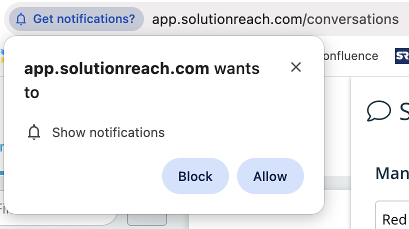 Set up notifications for Conversations